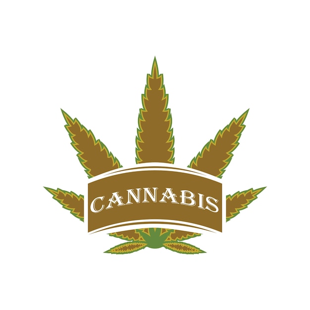 Mariuhana hoja símbolo marihuana o cáñamo icono cannabis signo médico