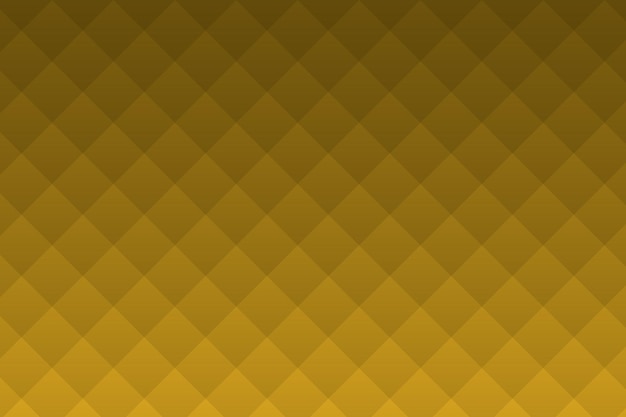 Marrón y amarillo degradado cuadrados acolchados patrón vectorial de cuadrícula de mosaico Tapicería acolchada de cuero