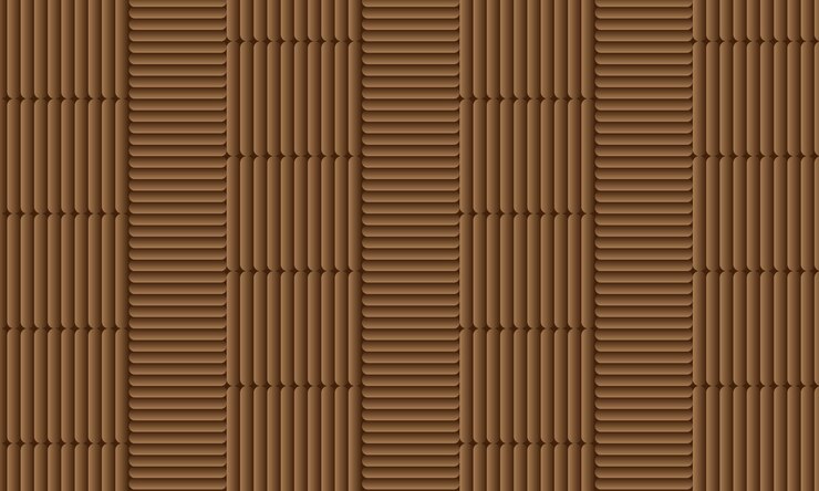 Vector marrón rectángulo hermoso fondo de patrón