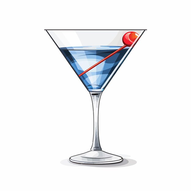 Vector martini_cocktail_alcoholic_drink_glass_vector