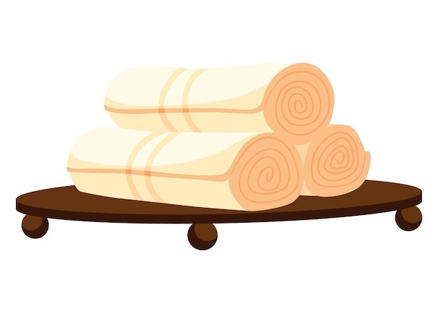 Masaje de spa o icono de salón de belleza Tratamientos de spa o concepto de tratamiento natural Cosméticos naturales o suministros de baño para el cuidado del cuerpo