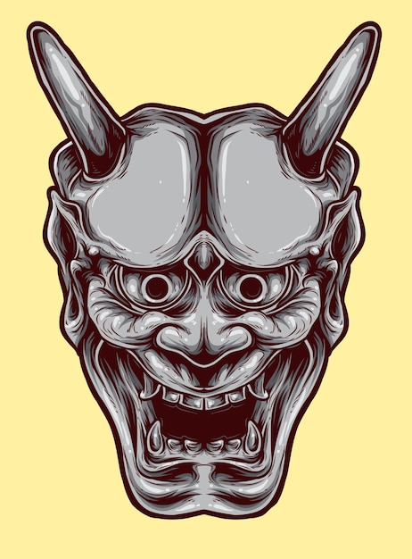 máscara de hannya