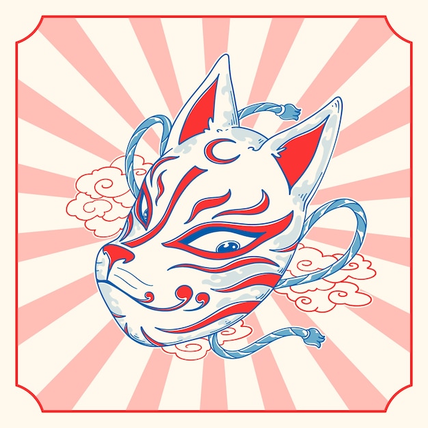 Máscara Kitsune: un festival y celebración japonesa