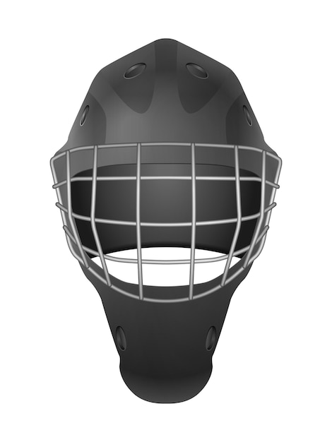 Vector máscara de portero de hockey