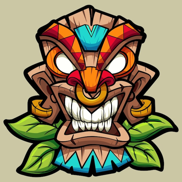 máscara Tiki