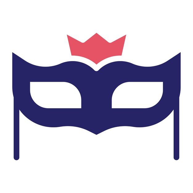 Máscaras de teatro Ilustración del icono vectorial del conjunto de iconos de cine