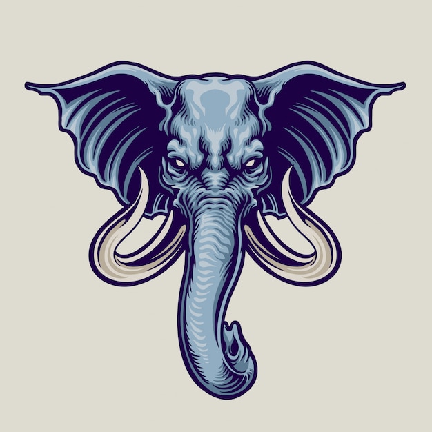 mascota cabeza de elefante