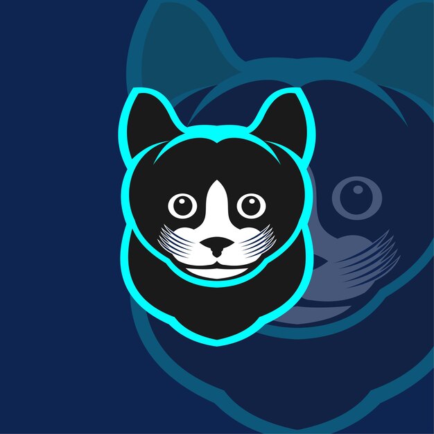 mascota cabeza de gato