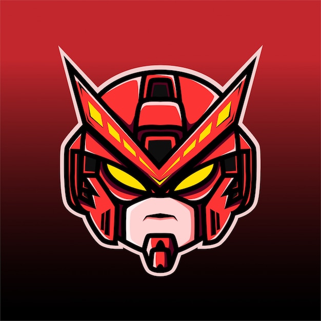Mascota cabeza robot