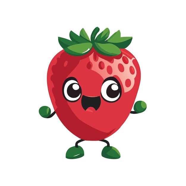 Vector mascota de la fruta