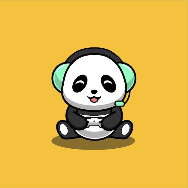 Mascota de juegos de panda