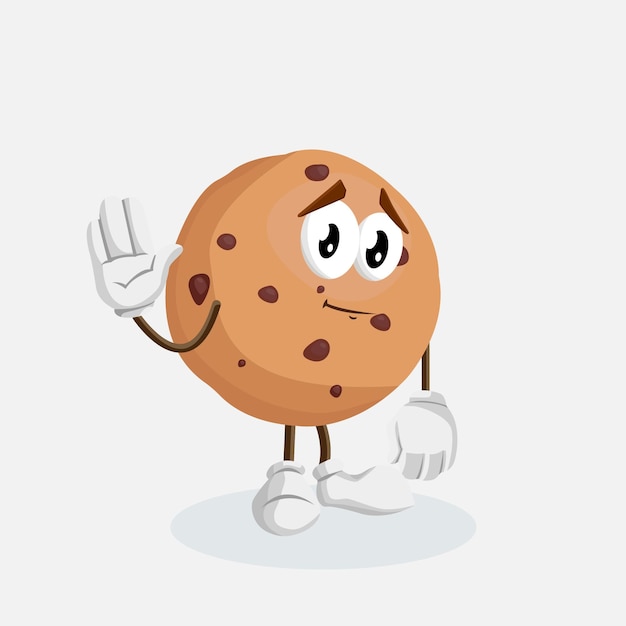 La mascota del logotipo se despide de las galletas