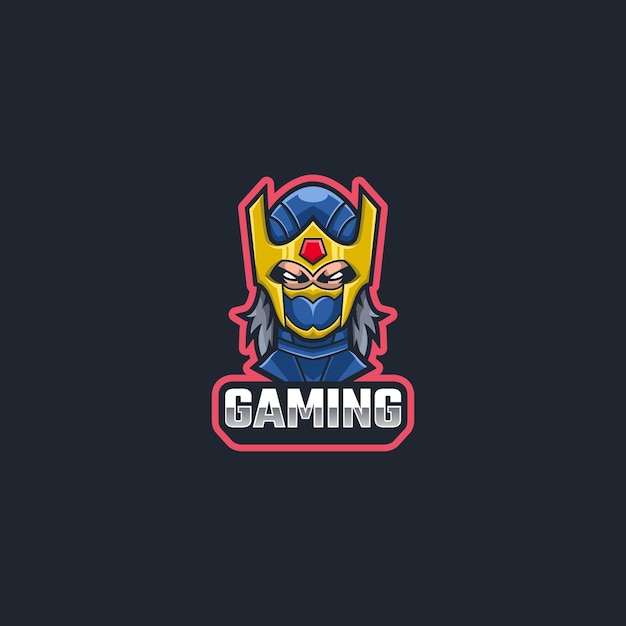 Mascota del logotipo de Ninja