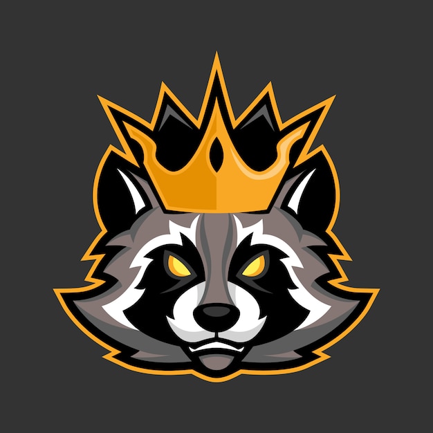 Mascota del mapache rey
