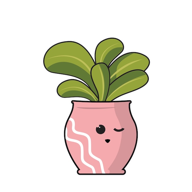 Vector mascota de la planta de cactus