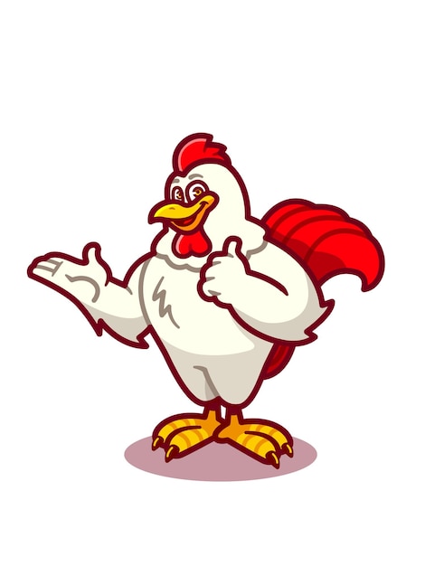 Mascota de pollo