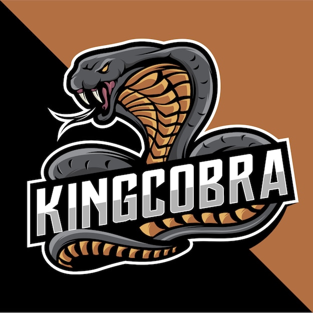 Mascota rey cobra esport logo