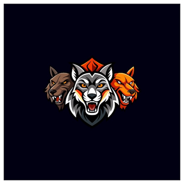 Mascota de los tres lobos