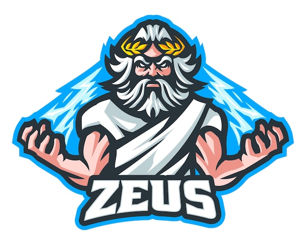 Vector mascota de zeus