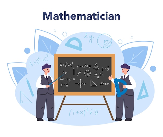 Los matemáticos buscan y utilizan patrones científicos e investigaciones para formular nuevos cálculos.