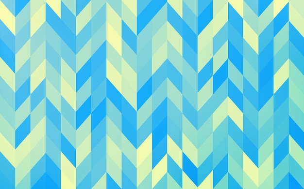 Material de fondo Patrón geométrico de gradación verde amarillo pálido y azul