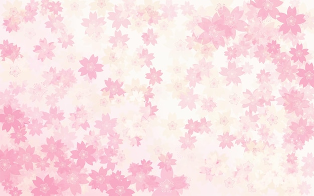 Material de fondo de primavera tonos claros de fondo degradado de flor de cerezo