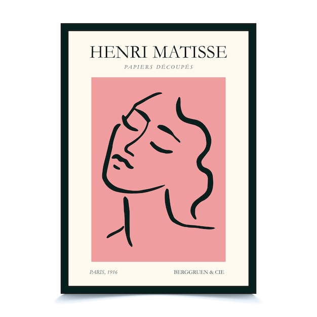 Matisse Abstracto Arte moderno en las paredes