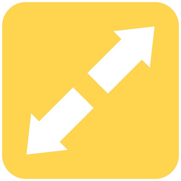 Maximizar el diseño de la ilustración del icono vectorial