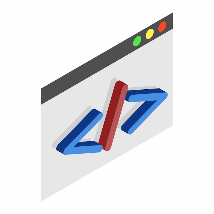 Vector mayor o menor que el icono 3d isométrico sobre un fondo blanco