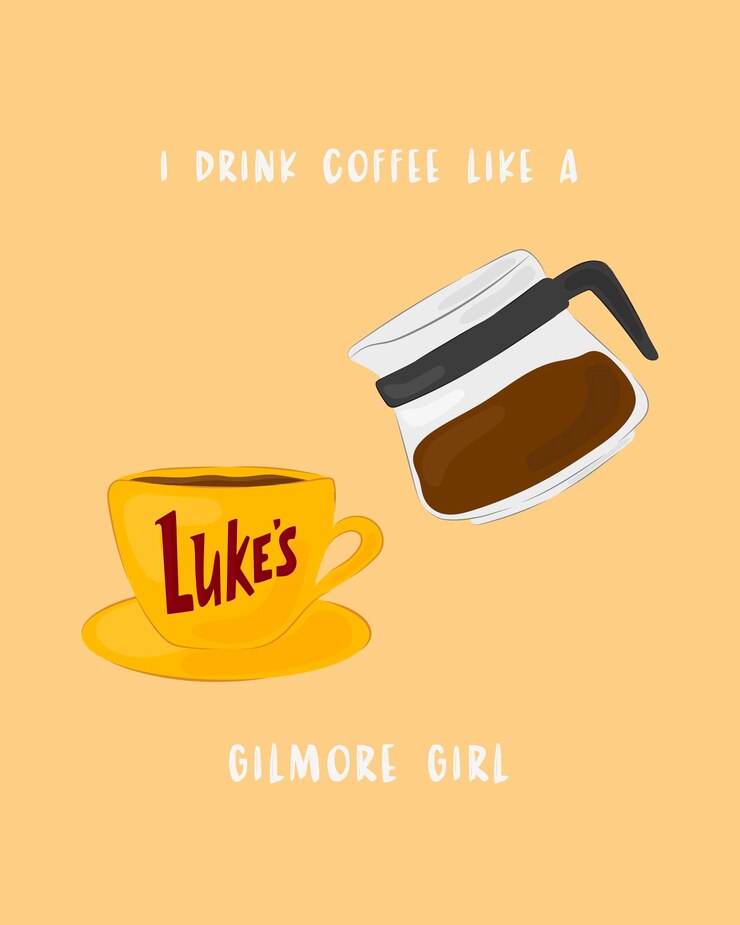 Me encanta el dibujo del café, el Doodle del café, me encanta la tarjeta de café, la plantilla de los amantes del café, la taza amarilla.