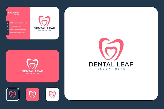 Me encanta el diseño del logotipo dental y la tarjeta de visita.