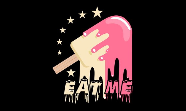 Me encanta el helado, camiseta de helado You Make Me Meit, diseño de camiseta de helado,