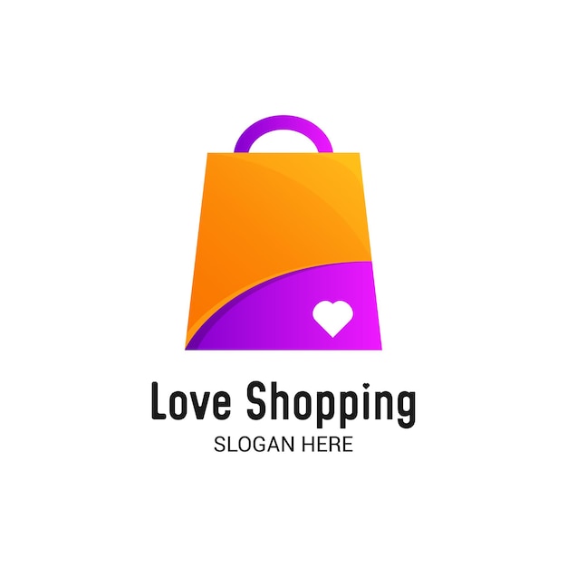 Me encanta el logotipo de compras
