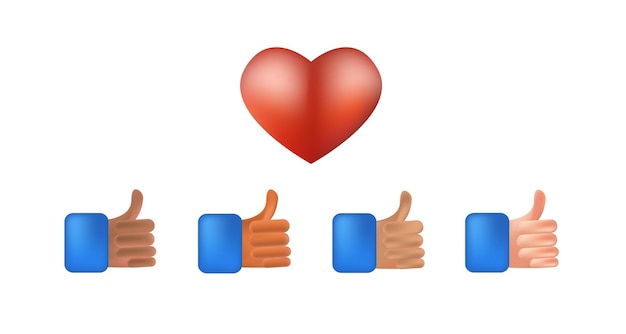 Me gusta el icono de las redes sociales