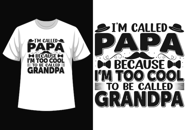 Me llamo diseño de camiseta de papá.