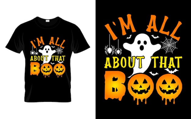 Me refiero a ese abucheo disfraz divertido de diseño de camiseta de halloween feliz halloween vector calabaza bruja fantasma espeluznante citas divertidas de camiseta de halloween