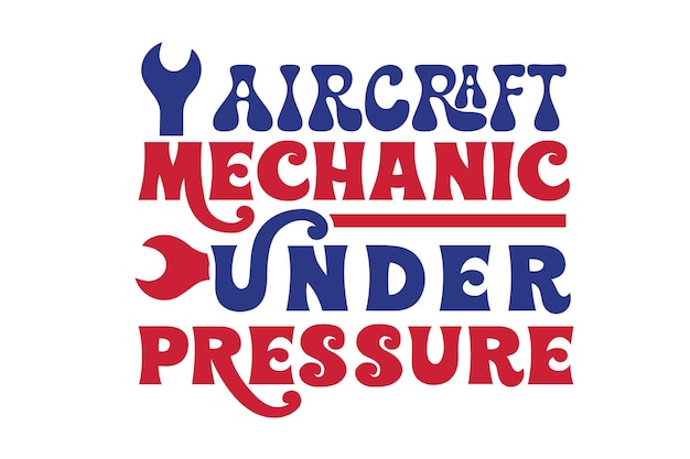 Mecánico de aviones Svg Bundle