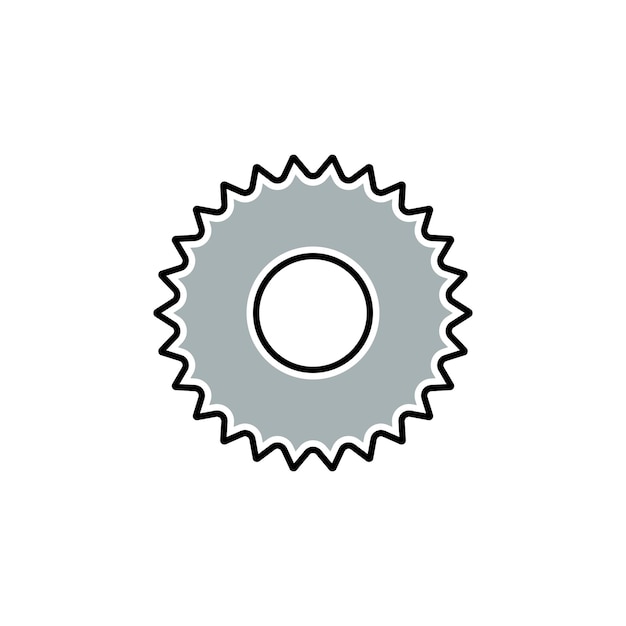 Mecanismo de engranajes de contorno lleno icono mecánico
