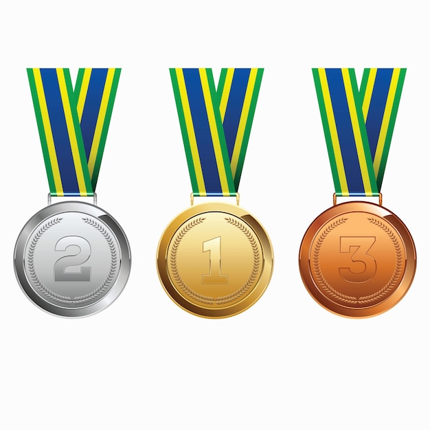 Medallas con cinta