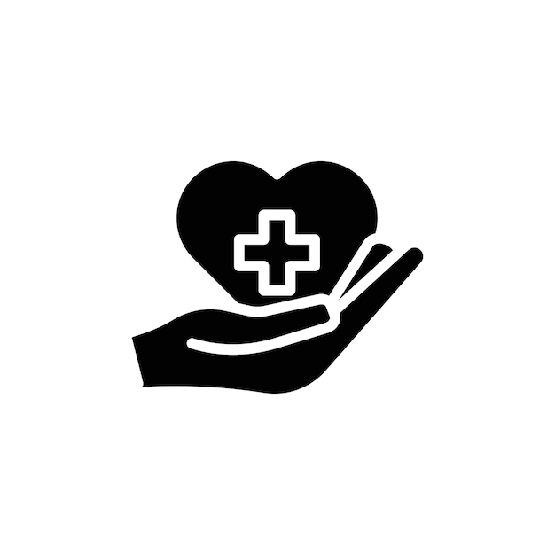 Medical support icon logo sign set vector outline