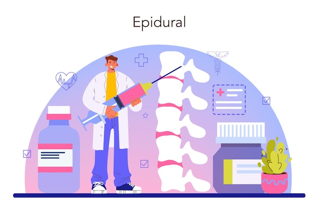 Médico anestesiólogo con máscara médica y uniforme