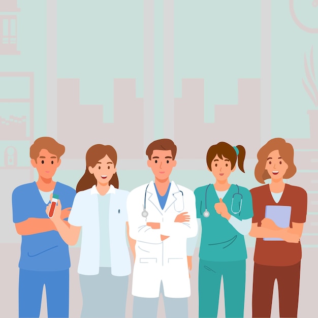 medico y enfermera