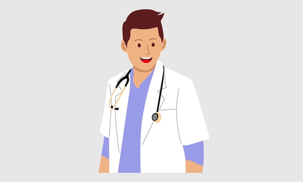 Médico con estetoscopio