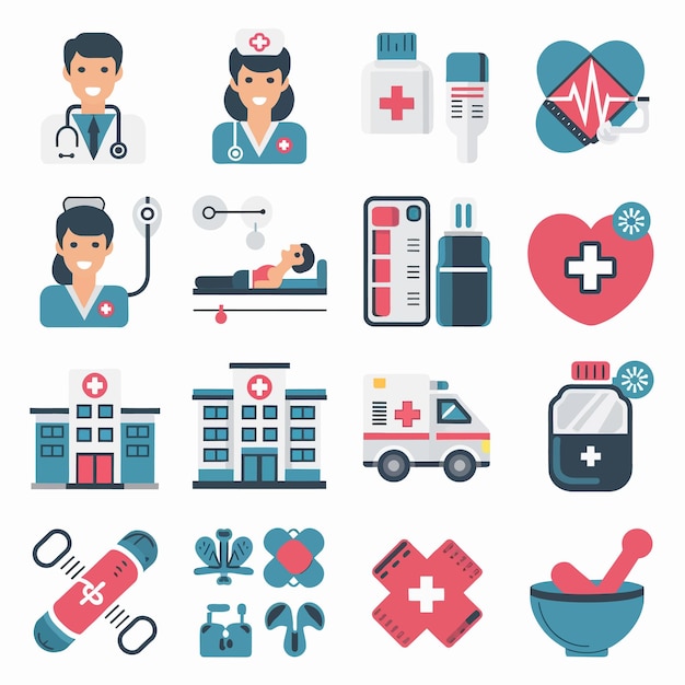 Médico iconos
