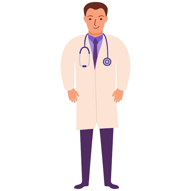 Médico profesional Personas del personal médico Médico masculino Médico de la salud Joven hombre sonriente Terapeuta