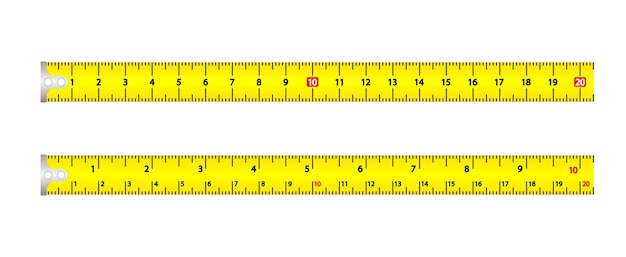 Medida de ruleta herramienta de construcción amarilla cinta de medida con escala métrica cinta de medida centímetros