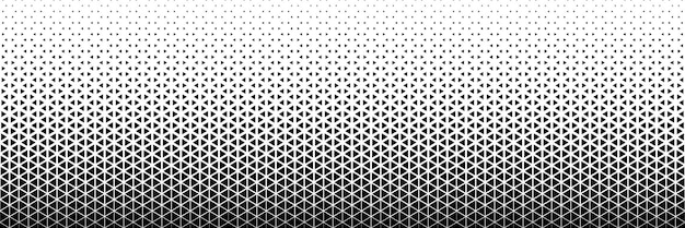 medio tono negro horizontal de diseño triangular para el patrón y el fondo