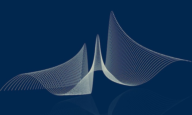 medio tono vibrante vectorial sobre fondo azul
