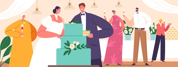 En medio de vítores y aplausos, la novia y el novio cortaron amorosamente su pastel de bodas, simbolizando su unidad y vínculo compartido