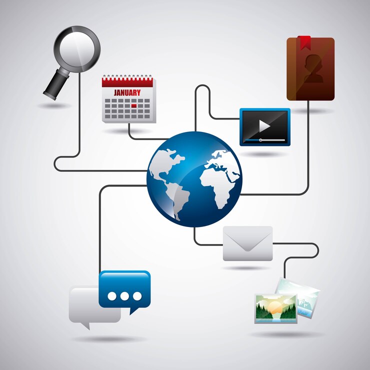 Vector medios de comunicación social